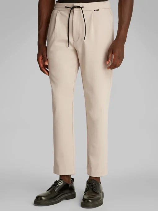 Herren Calvin Klein Strick-Hose Mit Bundfalten