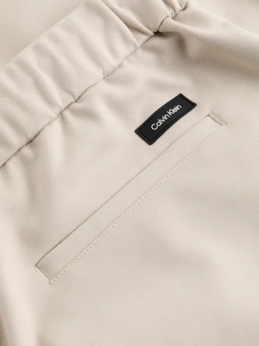 Herren Calvin Klein Strick-Hose Mit Bundfalten