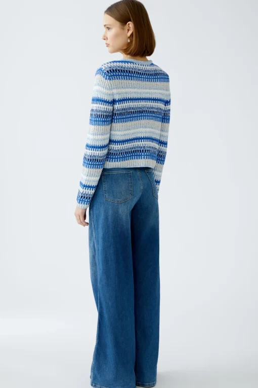 Damen Oui Strickjacke