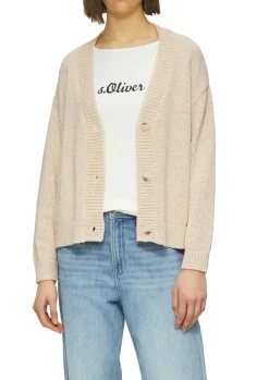 Damen s.Oliver Strickjacke im Relaxed Fit mit Knöpfen
