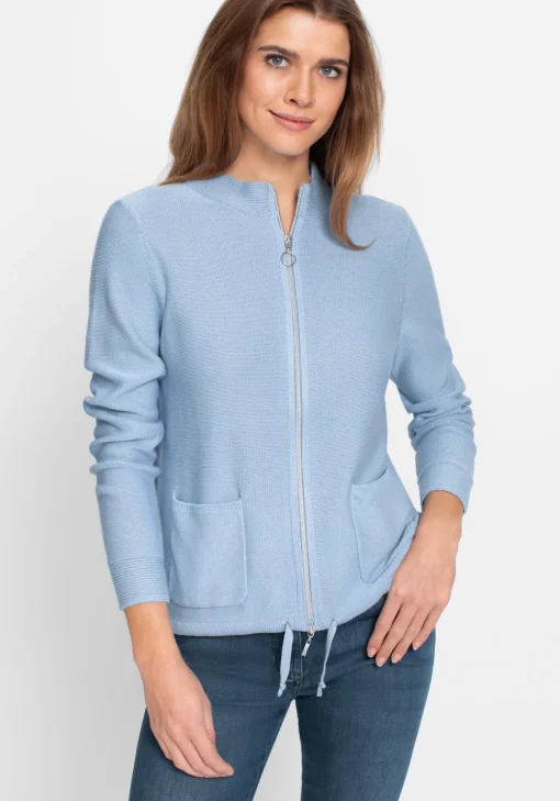 Damen Olsen Strickjacke mit aufgesetzten Taschen