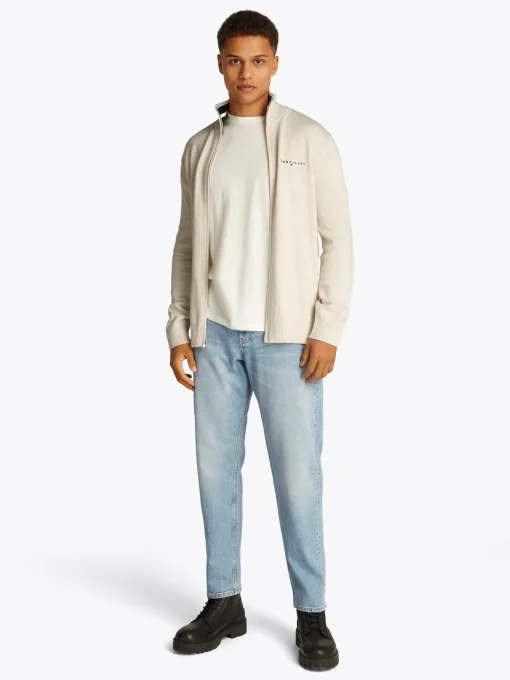 Herren Tommy Jeans Strickjacke mit Reißverschluss