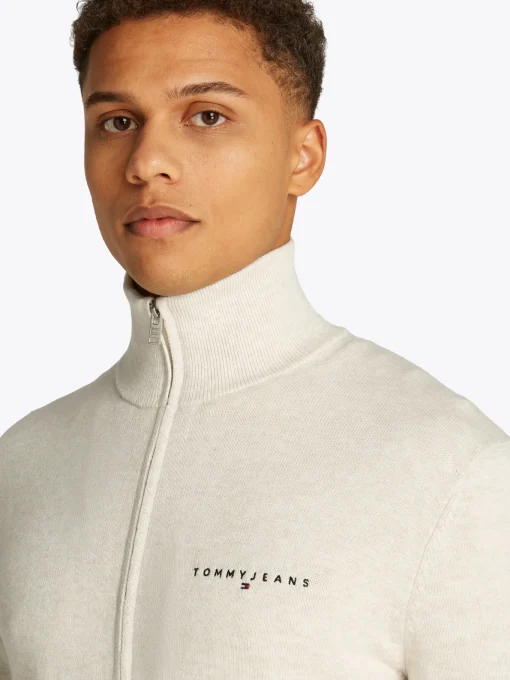 Herren Tommy Jeans Strickjacke mit Reißverschluss