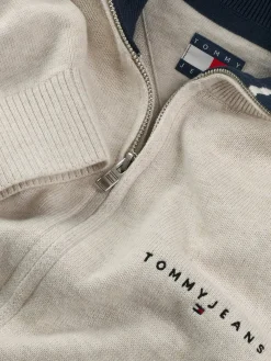 Herren Tommy Jeans Strickjacke mit Reißverschluss