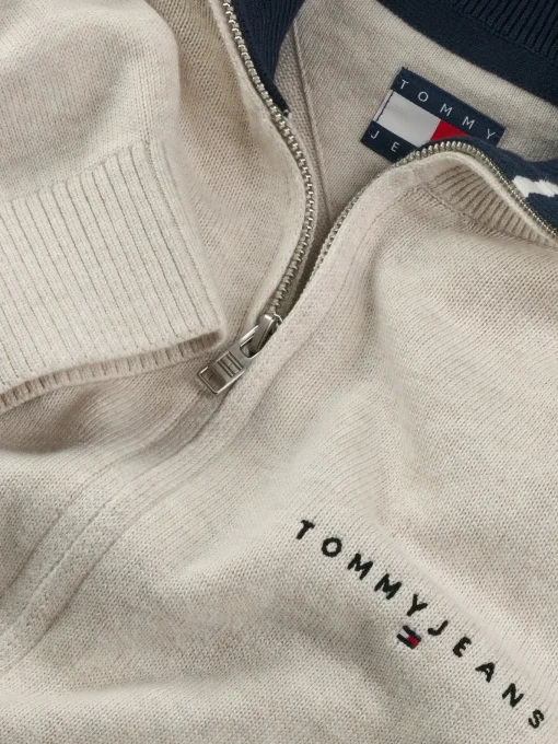 Herren Tommy Jeans Strickjacke mit Reißverschluss