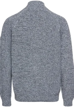 Herren Camel Active Strickjacke mit Stehkragen