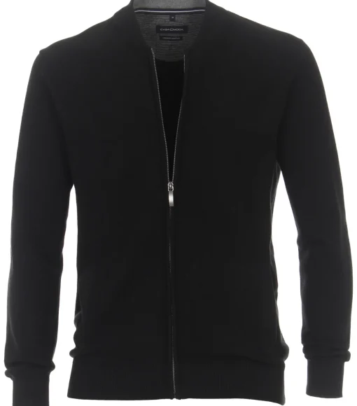 Herren Casa Moda Strickjacke mit Struktur