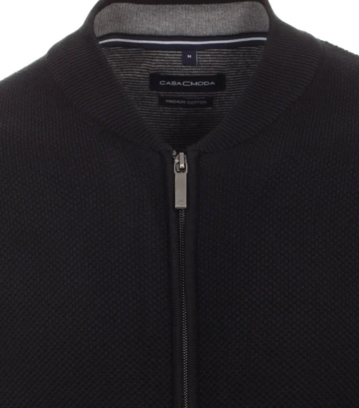 Herren Casa Moda Strickjacke mit Struktur