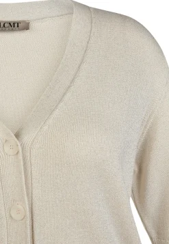 Damen Lecomte Strickjacke mit V-Ausschnitt