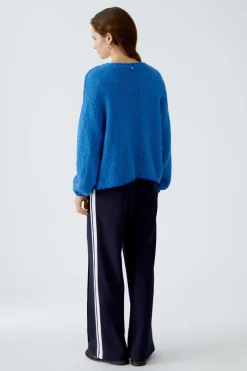 Damen Oui Strickjacke mit Wolle und Mohair