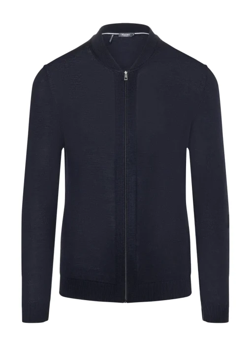 Herren MAERZ Muenchen Strickjacke mit Zip