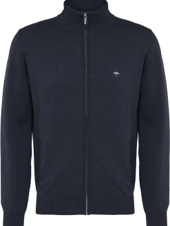 Herren Fynch-Hatton Strickjacke Stehkragen