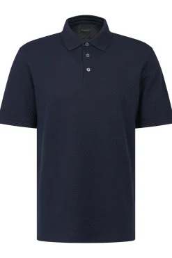 Herren Bugatti Strickpolo mit Struktur