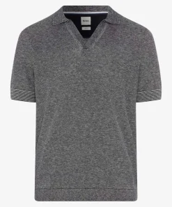 Herren Brax Strickpoloshirt