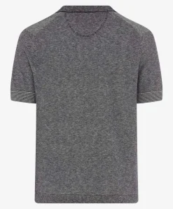 Herren Brax Strickpoloshirt