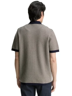 Herren Tom Tailor Strick-Poloshirt aus Baumwolle