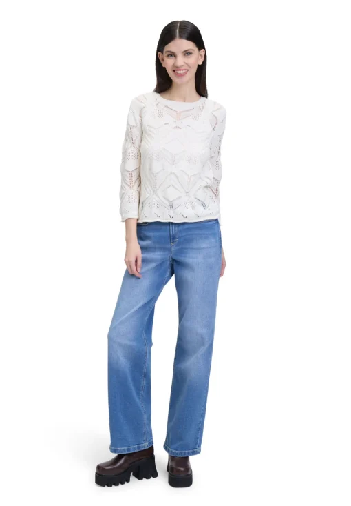 Damen Cartoon Strickpullover