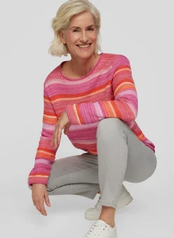 Damen Rabe Strickpullover