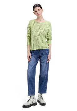 Damen Cartoon Strickpullover