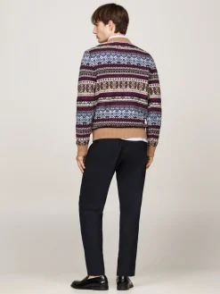 Herren Tommy Hilfiger Strickpullover im Norwegermuster