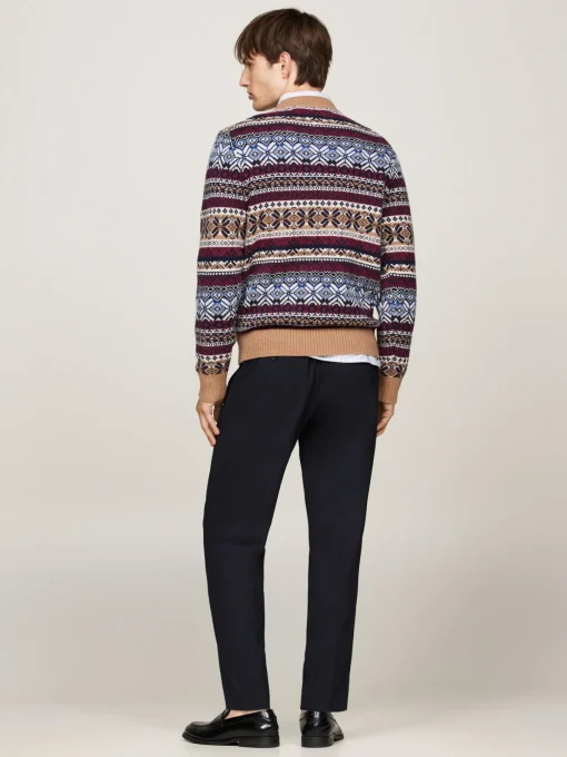 Herren Tommy Hilfiger Strickpullover im Norwegermuster