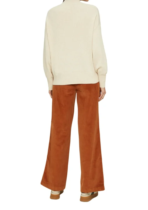 Damen s.Oliver Strickpullover im Relaxed Fit mit Stehkragen