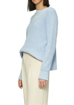 Damen s.Oliver Strickpullover im Relaxed Fit aus Baumwollmix