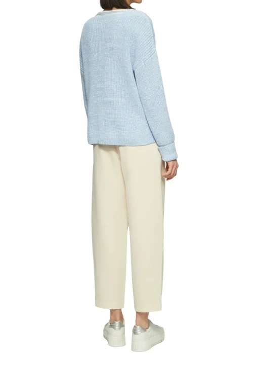 Damen s.Oliver Strickpullover im Relaxed Fit aus Baumwollmix