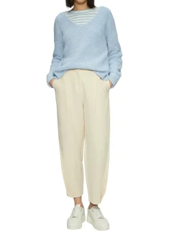 Damen s.Oliver Strickpullover im Relaxed Fit aus Baumwollmix