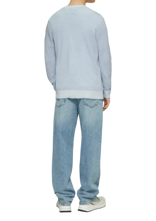 Herren QS Strickpullover in Melange-Optik