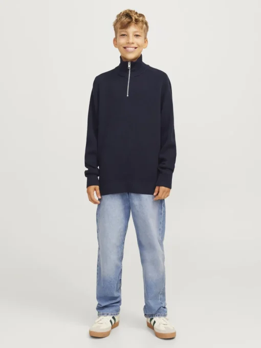 Kinder Jack&Jones Strickpullover JPRBLAMILANO HALF ZIP