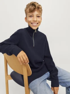 Kinder Jack&Jones Strickpullover JPRBLAMILANO HALF ZIP