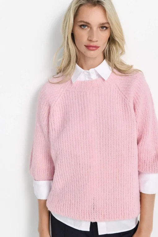 Damen Rich & Royal Strickpullover mit überschnittenen Schultern