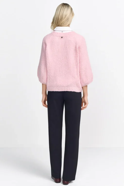 Damen Rich & Royal Strickpullover mit überschnittenen Schultern