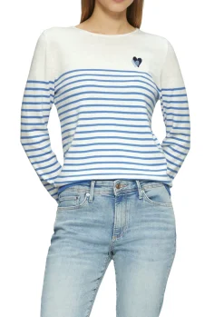 Damen s.Oliver Strickpullover mit Herz-Stickerei