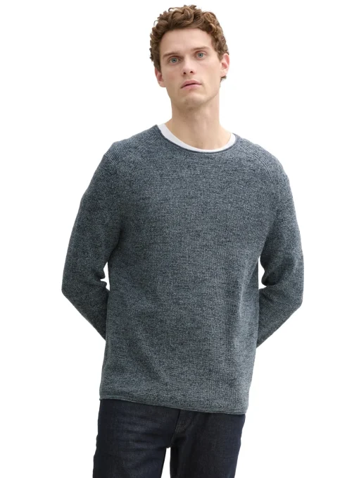 Herren Tom Tailor Strickpullover mit Muster