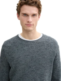 Herren Tom Tailor Strickpullover mit Muster