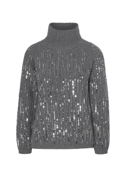 Damen Riani Strickpullover mit Pailletten