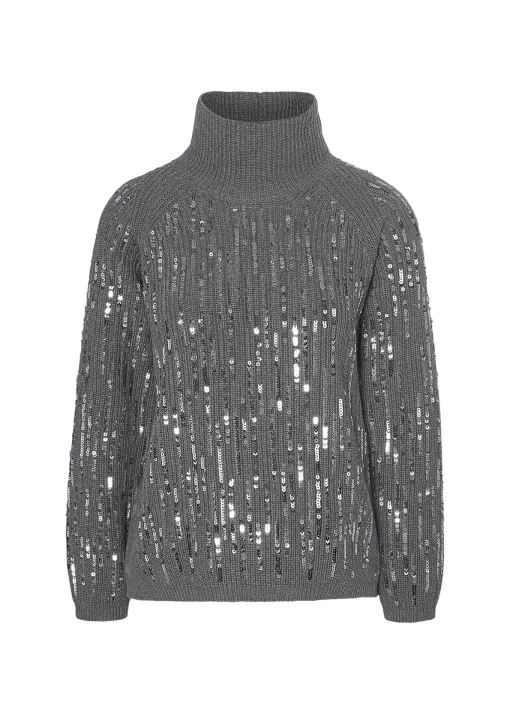 Damen Riani Strickpullover mit Pailletten