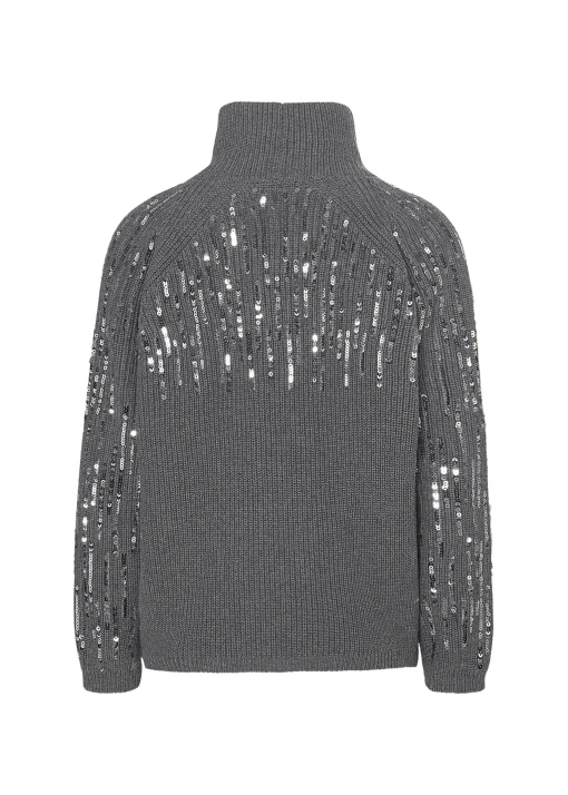 Damen Riani Strickpullover mit Pailletten