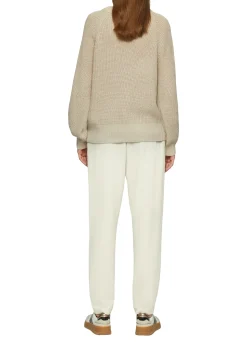 Damen s.Oliver Strickpullover mit Raglan-Ärmeln und Rippbündchen