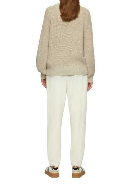Damen s.Oliver Strickpullover mit Raglan-Ärmeln und Rippbündchen