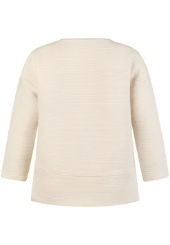Damen Lecomte Strickpullover mit 3/4-Ärmeln