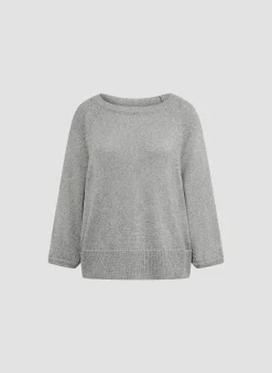 Damen Lecomte Strickpullover mit 3/4-Ärmeln
