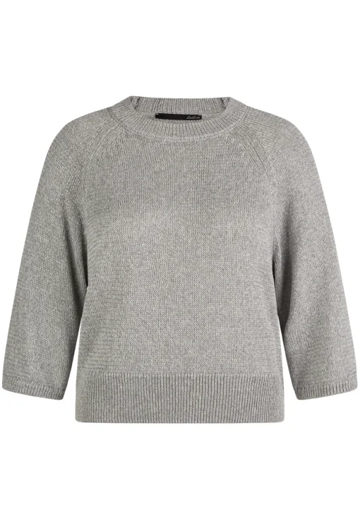 Damen Lecomte Strickpullover mit 3/4-Ärmeln