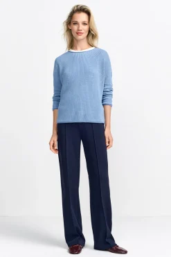 Damen Rich & Royal Strickpullover mit Rundhalsausschnitt