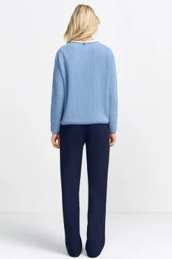 Damen Rich & Royal Strickpullover mit Rundhalsausschnitt