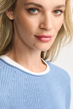 Damen Rich & Royal Strickpullover mit Rundhalsausschnitt