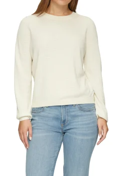 Damen QS Strickpullover mit Struktur aus Viskosemix