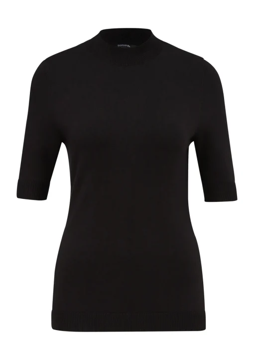 Damen Comma Strickpullover mit Turtleneck